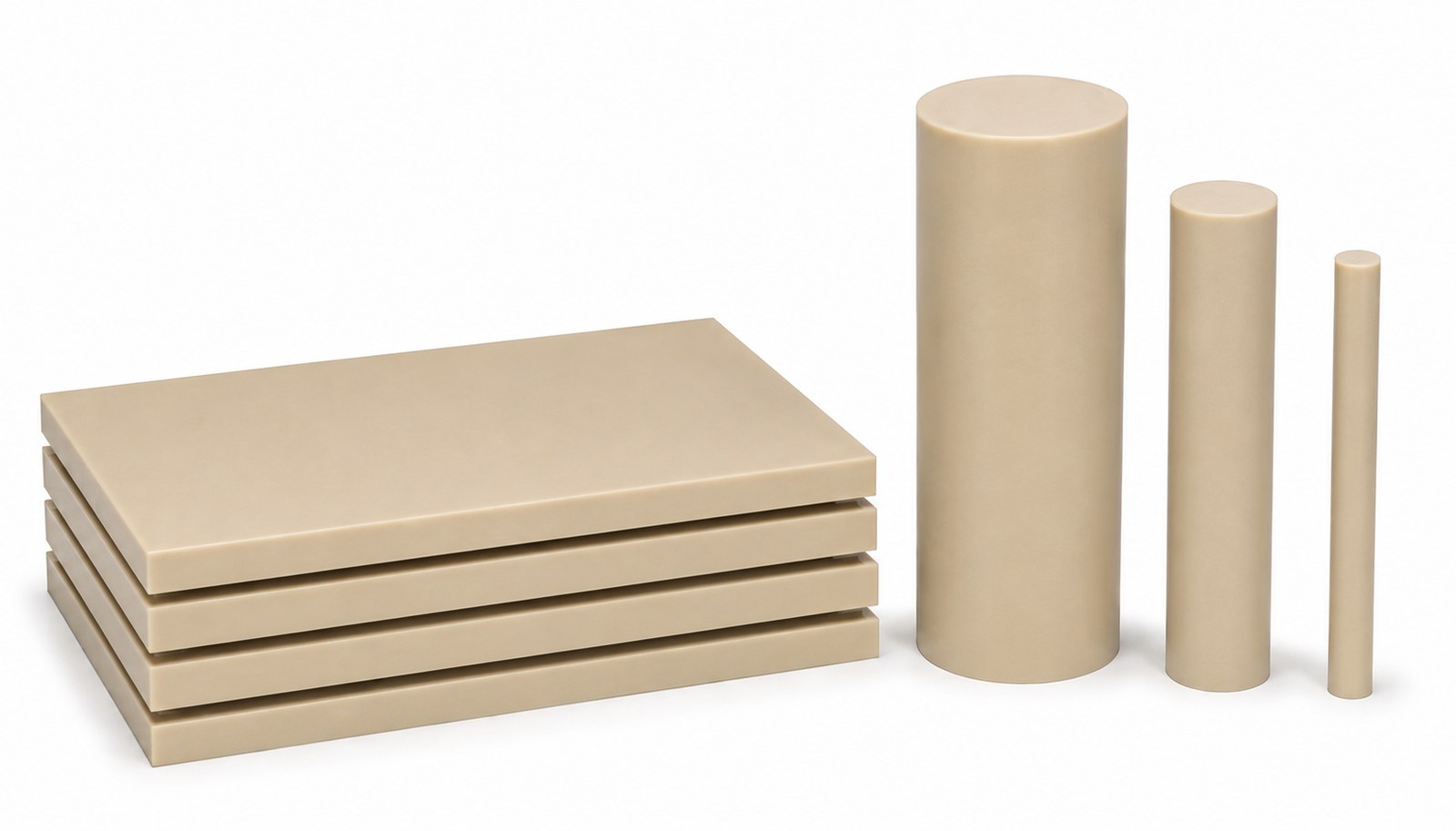 PPS plastic — sheets and rods